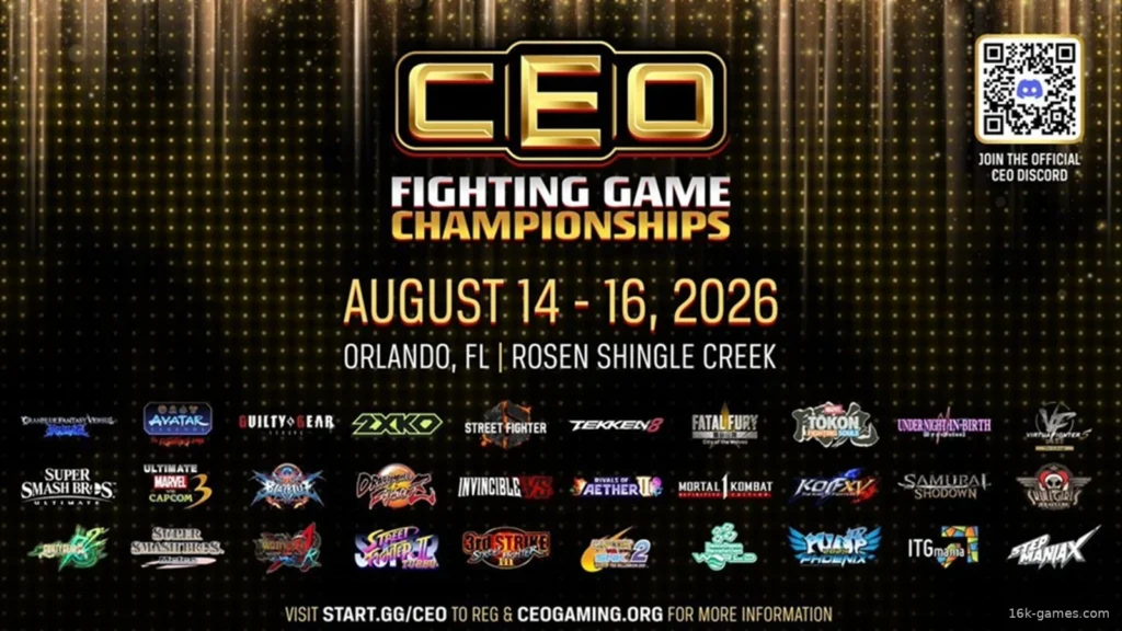 CEO 2026: Schedule, brackets, games & where to watch