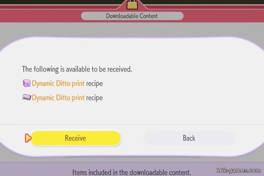 Как получить DLC Dynamic Ditto Print для Pokémon Pokopia