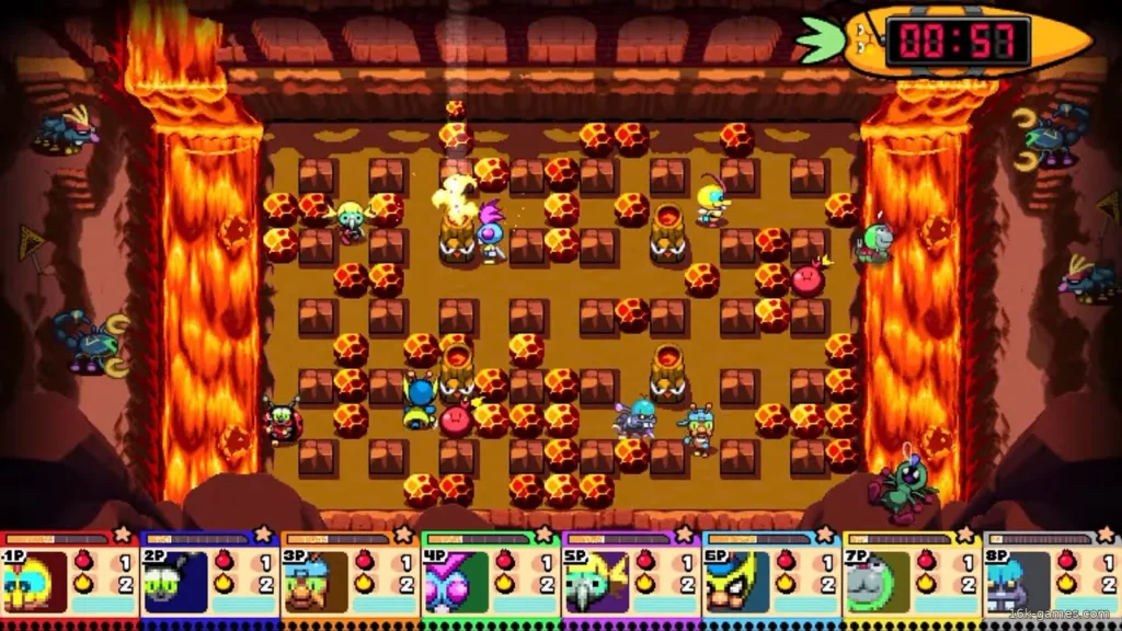 blasterbug-last-bug-standing-dotemu-hot-drop_feature Dotemu hot drops free 'bomb-em-up' party game Blasterbug: Last Bug Standing!