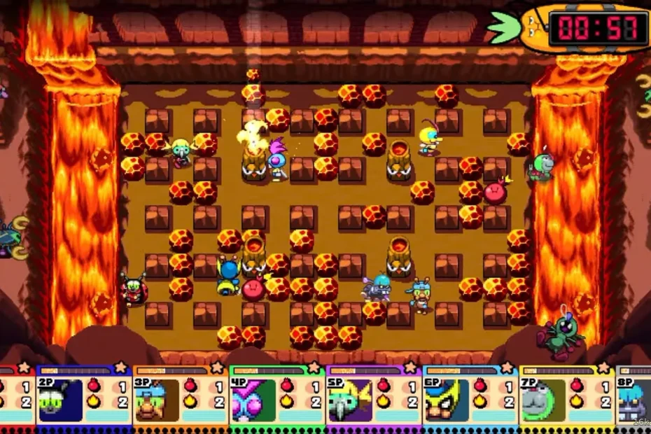 blasterbug-last-bug-standing-dotemu-hot-drop_feature Dotemu hot drops free 'bomb-em-up' party game Blasterbug: Last Bug Standing!