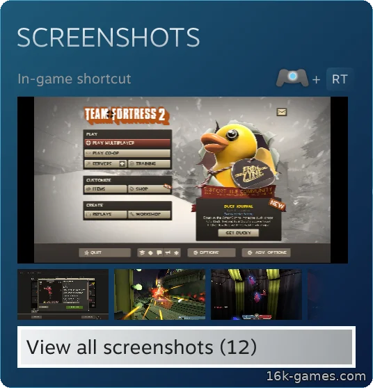 Добавление скриншотов, графики и видео в сообщество Steam
