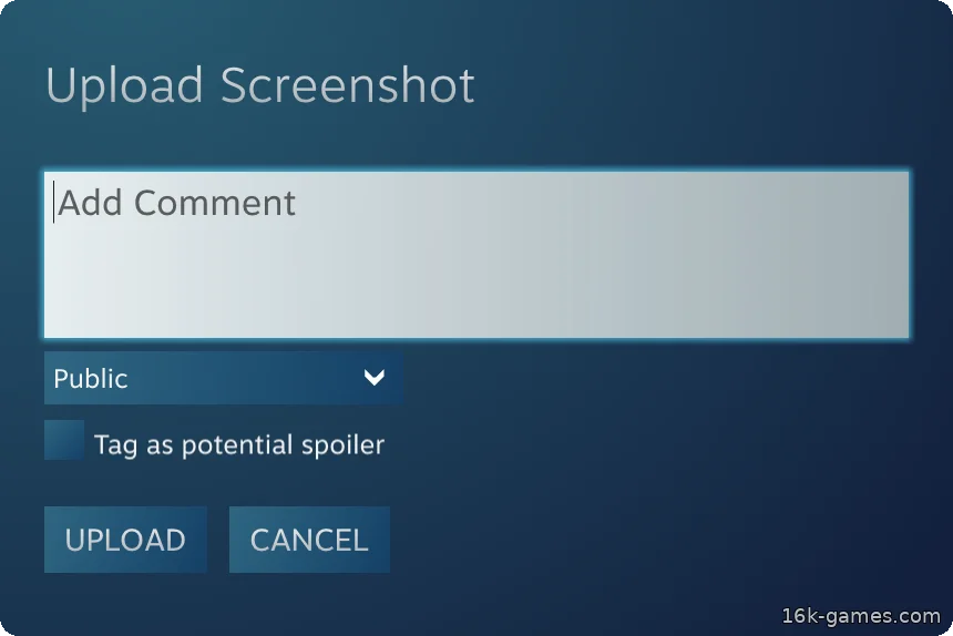 Добавление скриншотов, графики и видео в сообщество Steam