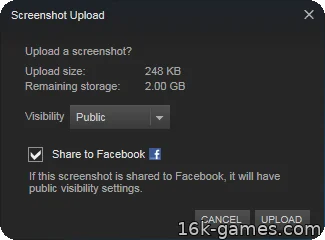 Добавление скриншотов, графики и видео в сообщество Steam