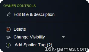 Добавление скриншотов, графики и видео в сообщество Steam