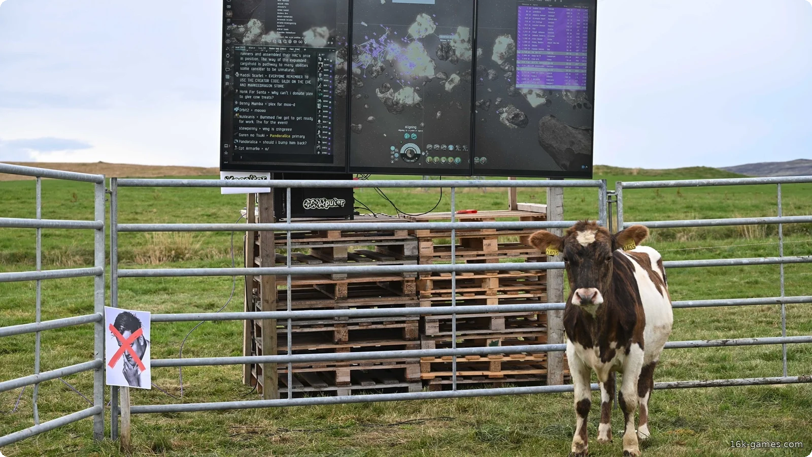 В EVE Online корова играет в игру на прямой трансляции EVE Online has a cow playing its game on livestream