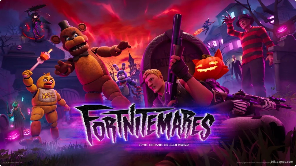 fortnitemares-2026_feature Fortnitemares 2026 features FNAF, Freddy Krueger & Slender Man