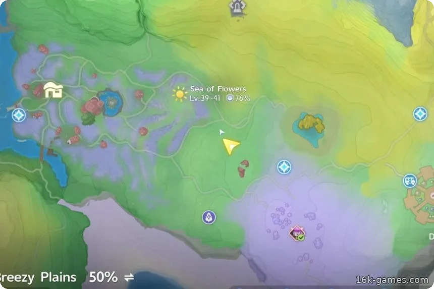 Все 17 местоположений Aniimo в Море Цветов – Aniimo