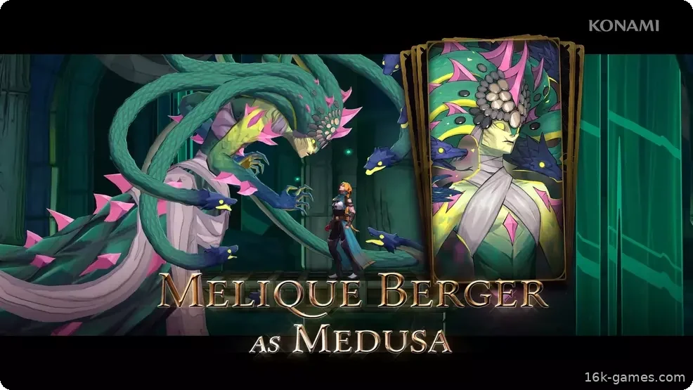Medusa hover over a person.