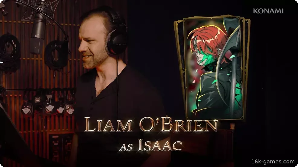 Liam O'Brien performing as Isaac.