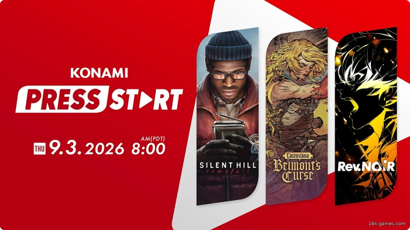Презентация Konami Press Start 2026 пройдёт сразу после сегодняшнего State of Play The Konami Press Start 2026 presentation is running right after this week's State of Play