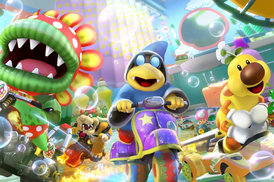 mario-kart-8-deluxe-update-4-0-0-splitscreen-8-players_feature Mario Kart 8 Deluxe update 4.0.0 adds 8-player splitscreen