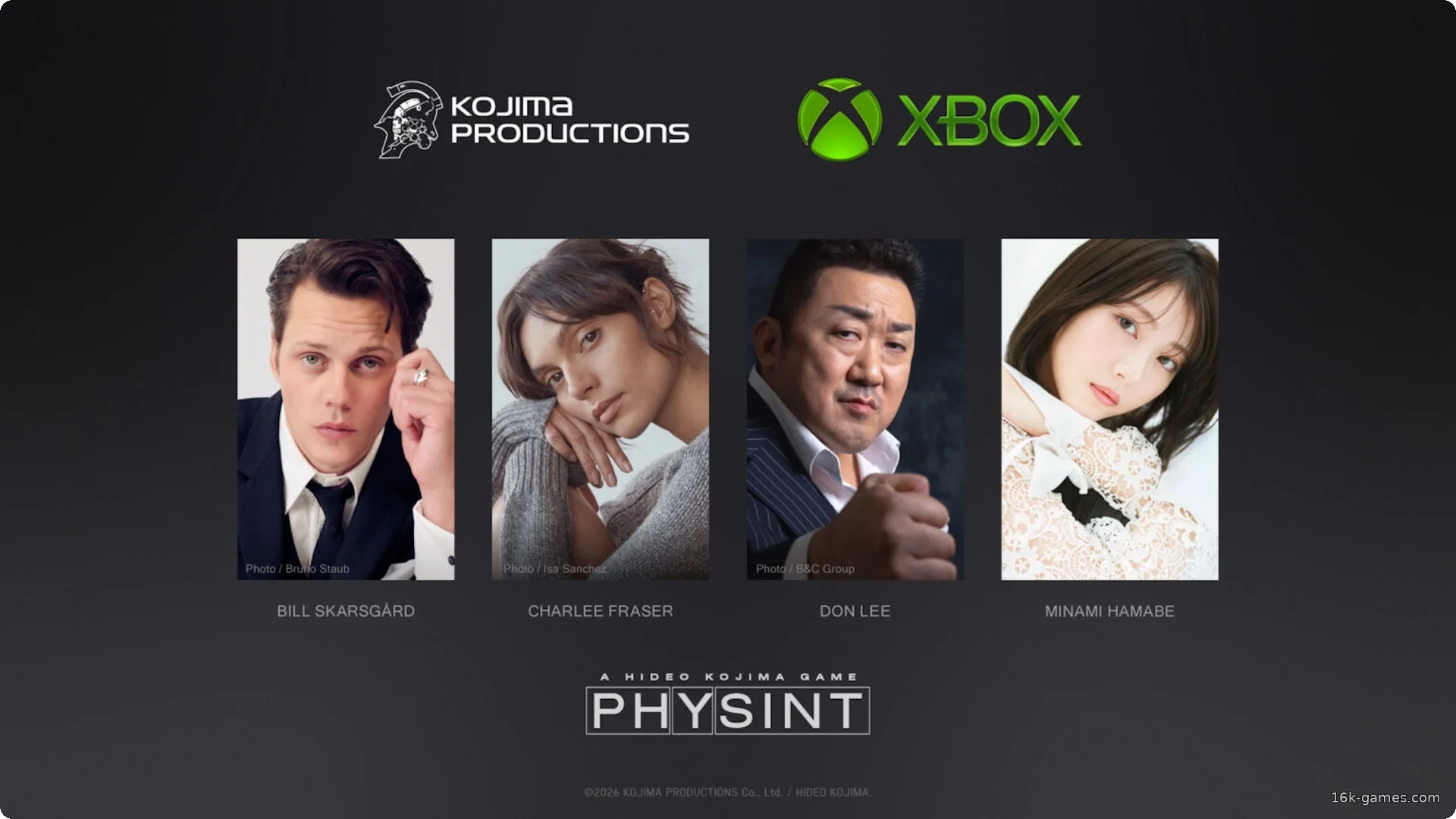 Xbox и Хидео Кодзима объявили, что главную роль в Physint исполнит Билл Скарсгёрд Xbox and Hideo Kojima announce Bill Skarsgard as lead star in Physint