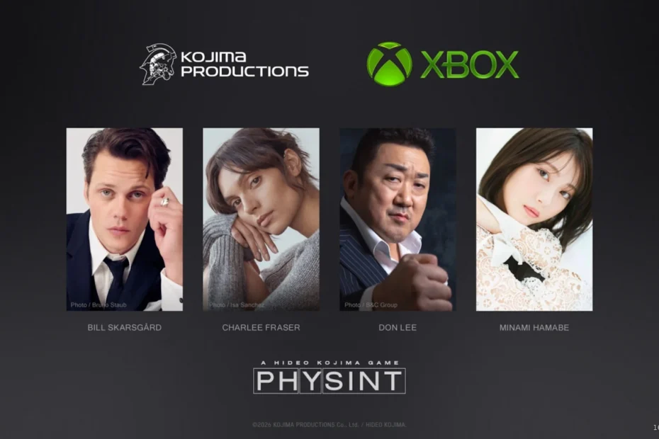 physint-cast_feature Xbox and Hideo Kojima announce Bill Skarsgard as lead star in Physint