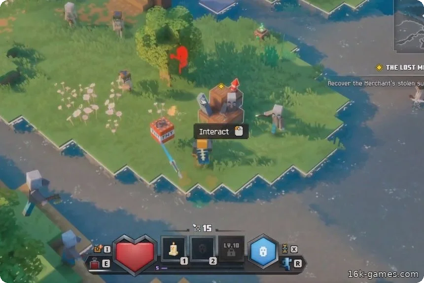 Руководство по квесту Пропавшего торговца в Minecraft Dungeons 2
