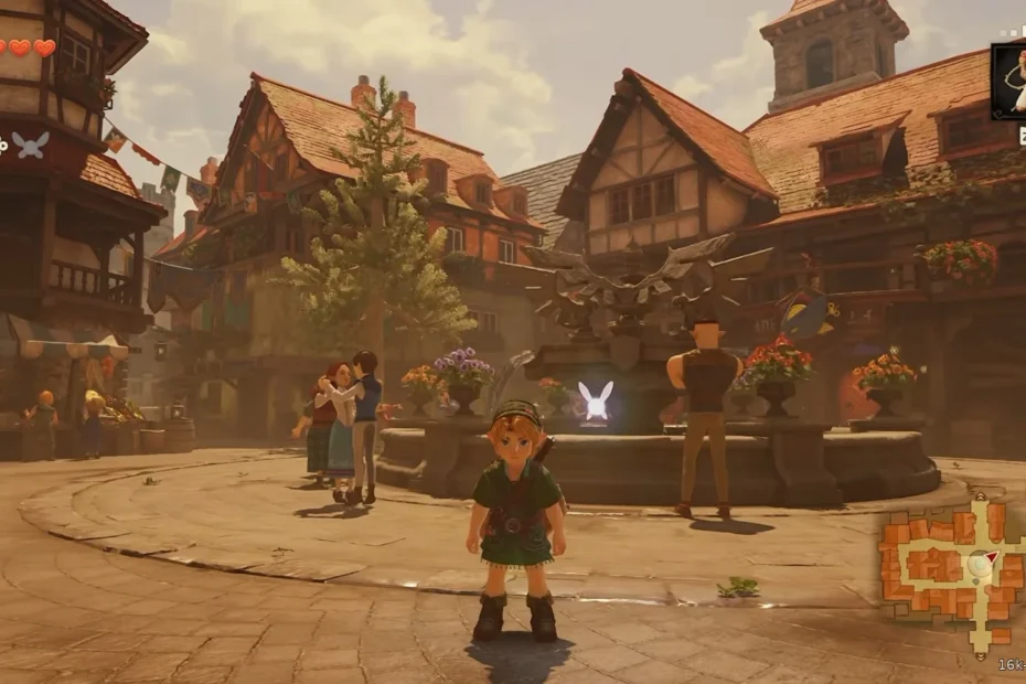 the-legend-of-zelda-ocarina-of-time-remake-day-night-mechanic_feature Time will continue to move even in towns & dungeons in Ocarina of Time remake