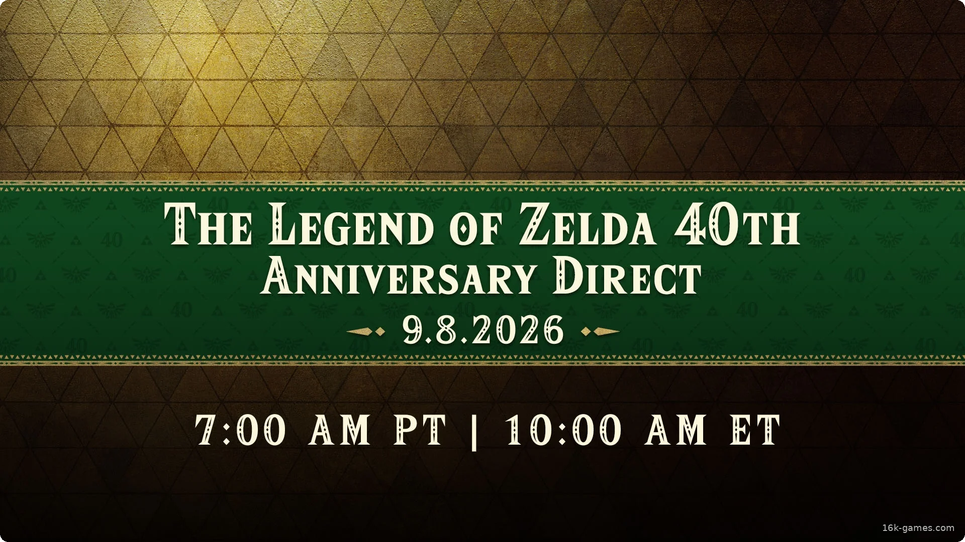 Смотрите Nintendo Direct, посвящённое 40-летию The Legend of Zelda, здесь Watch The Legend of Zelda 40th Anniversary Nintendo Direct here