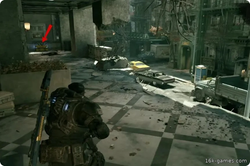Все собераемые предметы Акта 2 – Gears of War E-Day
