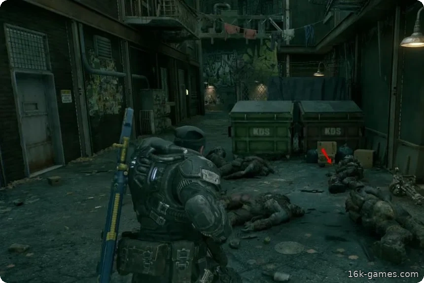 Все собераемые предметы Акта 2 – Gears of War E-Day