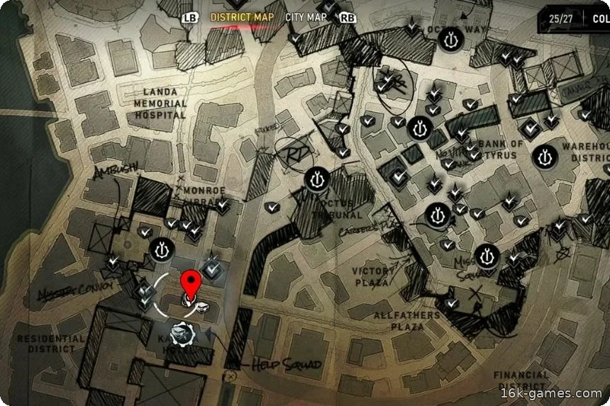 Все собераемые предметы Акта 2 – Gears of War E-Day
