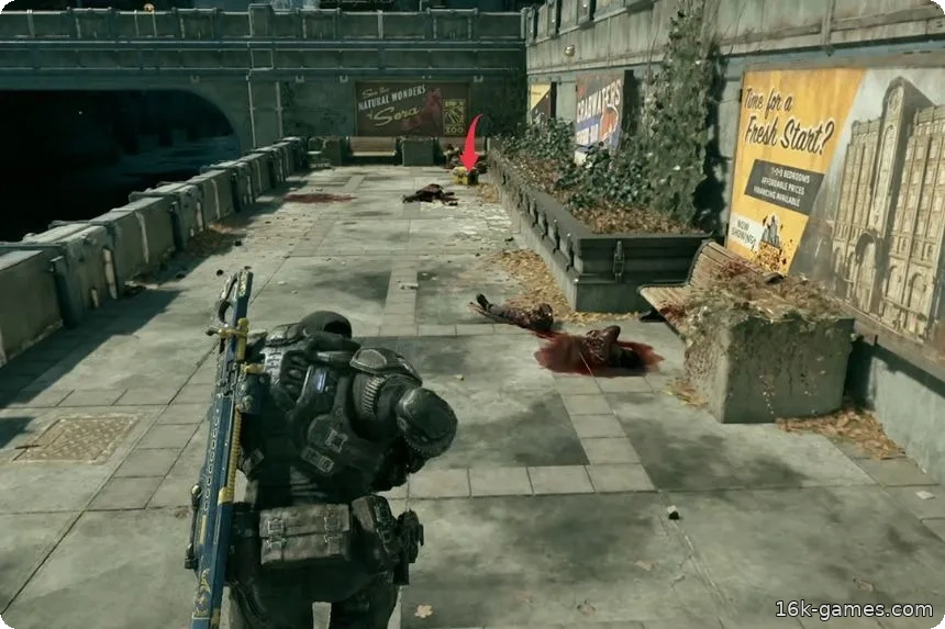 Все собераемые предметы Акта 2 – Gears of War E-Day