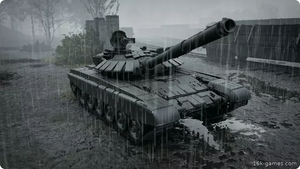 Wardogs' new tank in the rain.