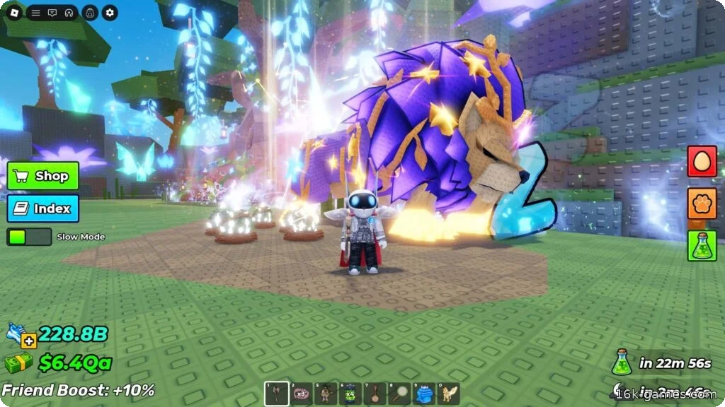 The Enchanted Forest Celestial Sunlion and eggs.