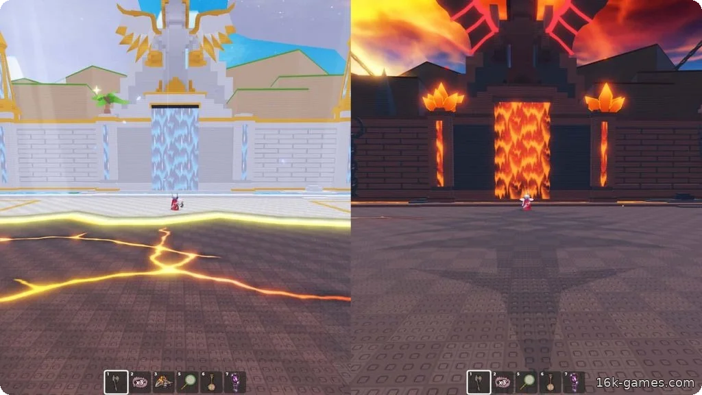 Руководство по краже яйца Entrance to the Fuse Altar room in the Angels & Demons biome.