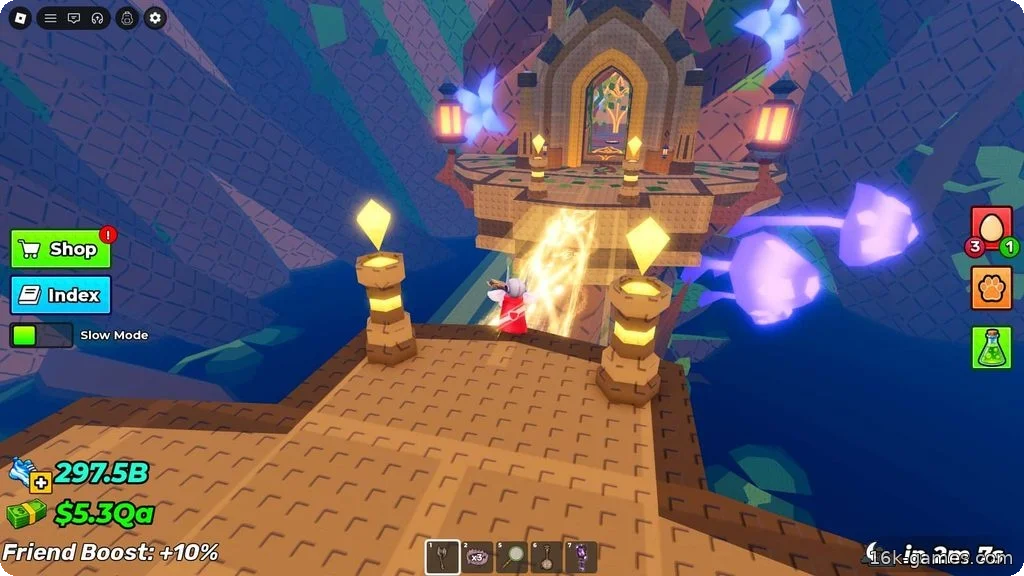 Руководство по краже яйца Enchanted Tree bridge to Fuse Altar room.
