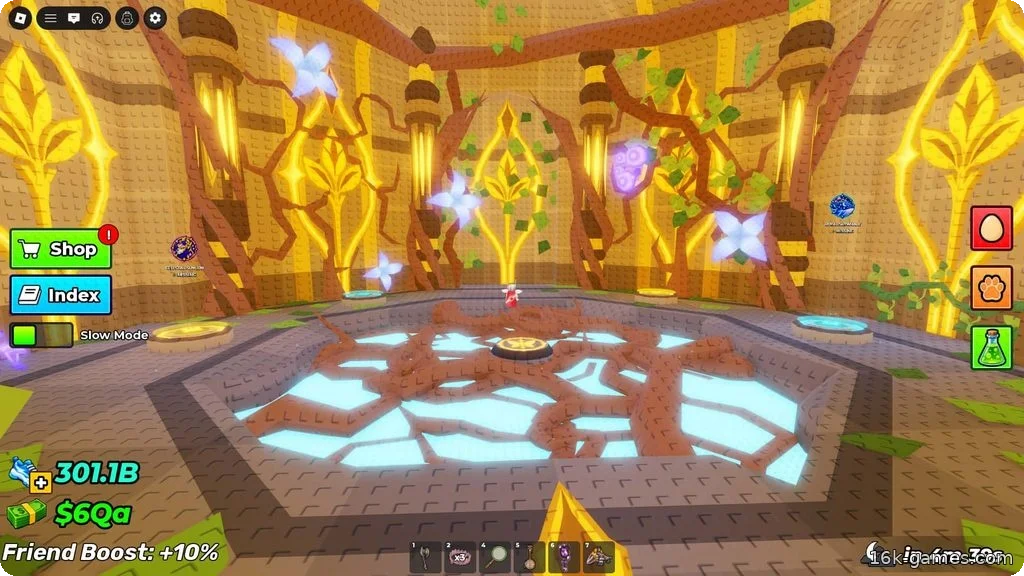 Руководство по краже яйца Inside the Fuse Altar room in Enchanted Tree.