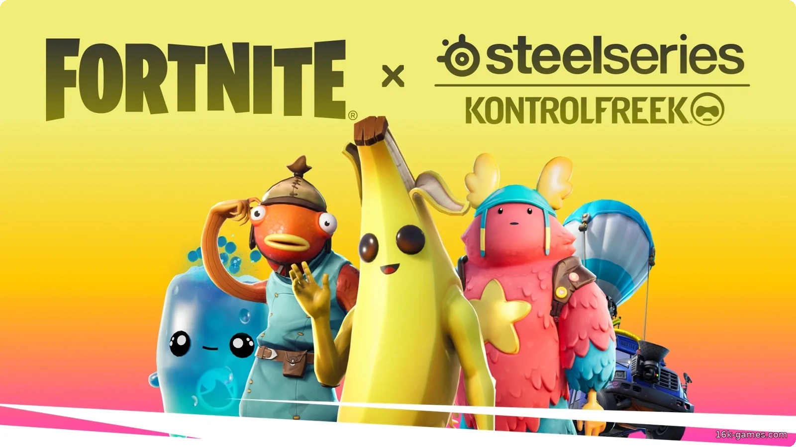 SteelSeries и KontrolFreek представили совместную коллекцию игровых аксессуаров для Fortnite SteelSeries & KontrolFreek drop Fortnite collab collection of gaming accessories